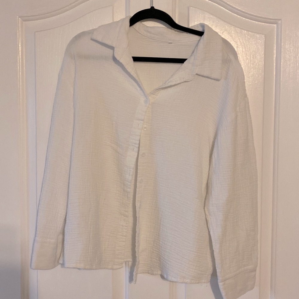 White collared shirt